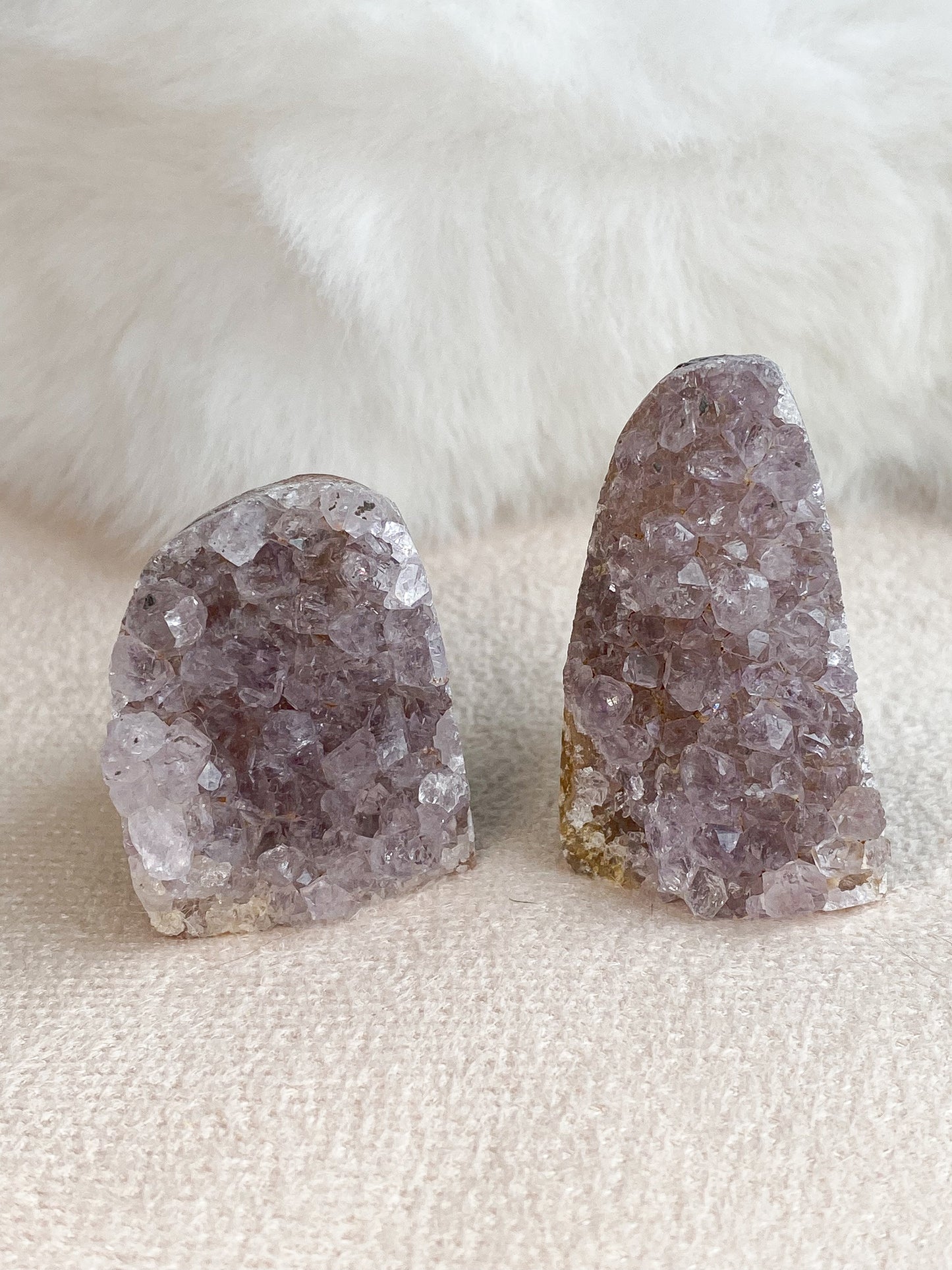 Mini Rainbow Amethyst Cut Bases