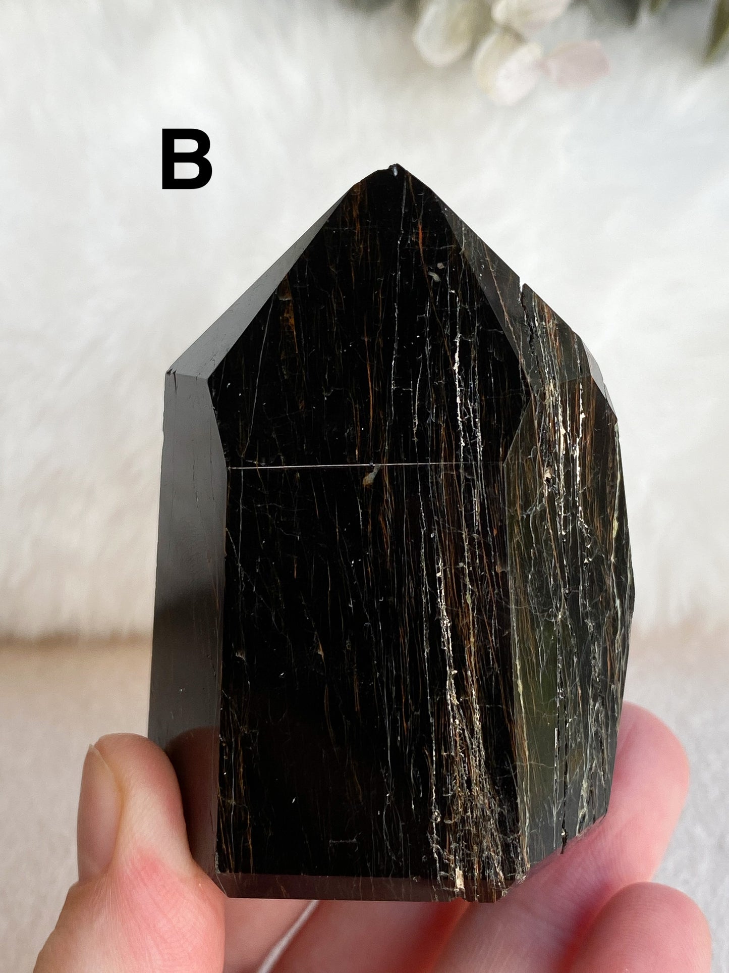 Black Tourmaline Tower - You Choose