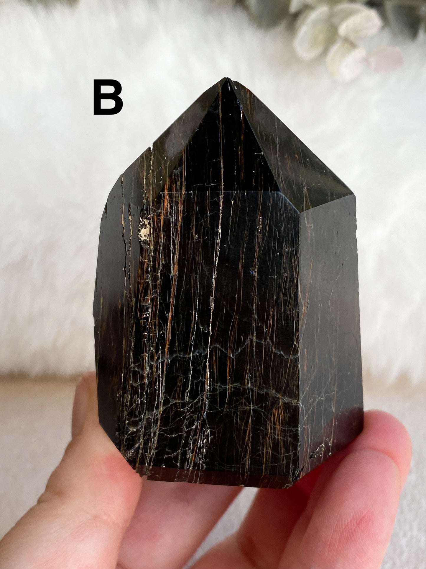 Black Tourmaline Tower - You Choose