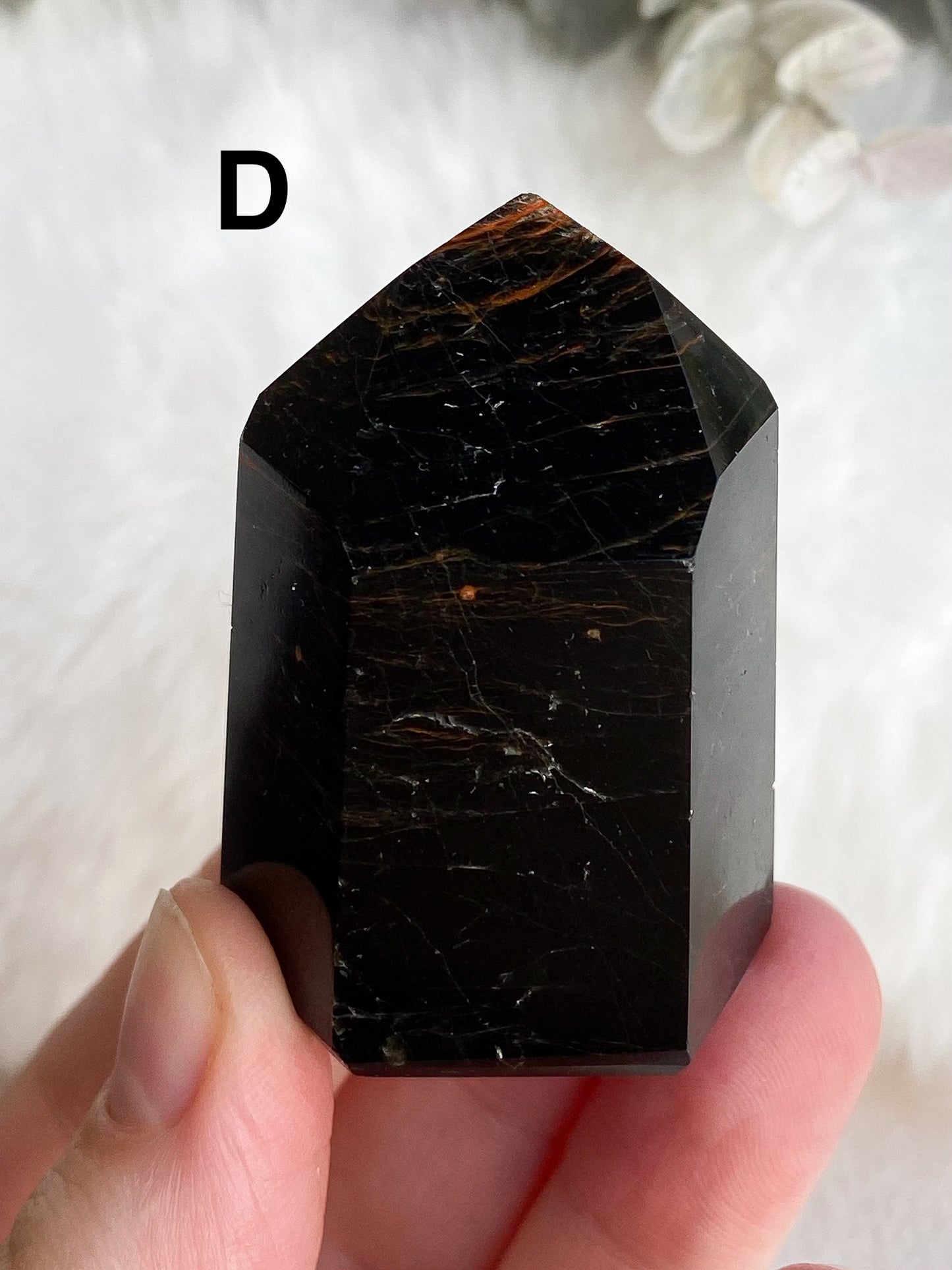 Black Tourmaline Tower - You Choose