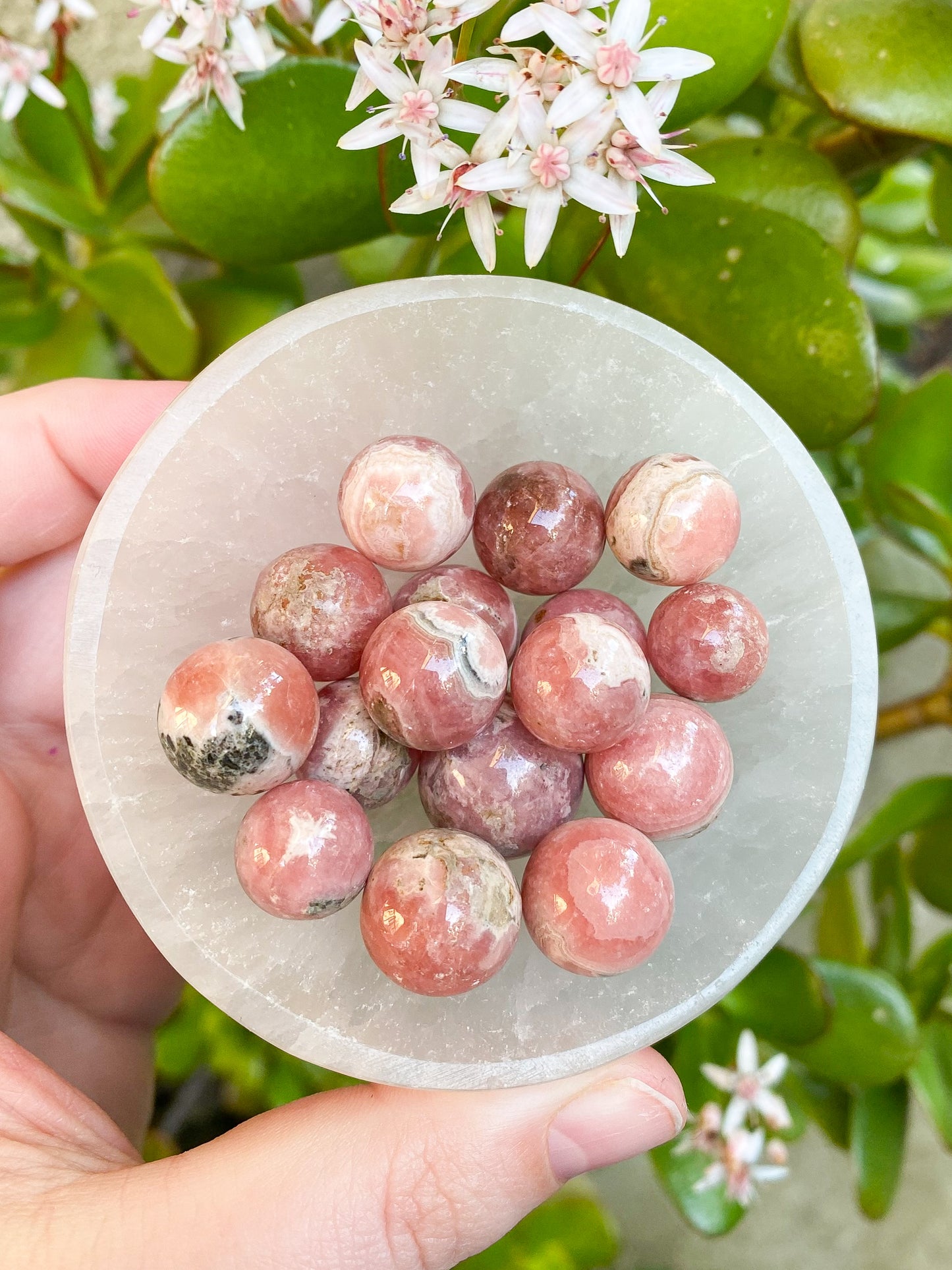 Rhodochrosite High Quality Mini Sphere