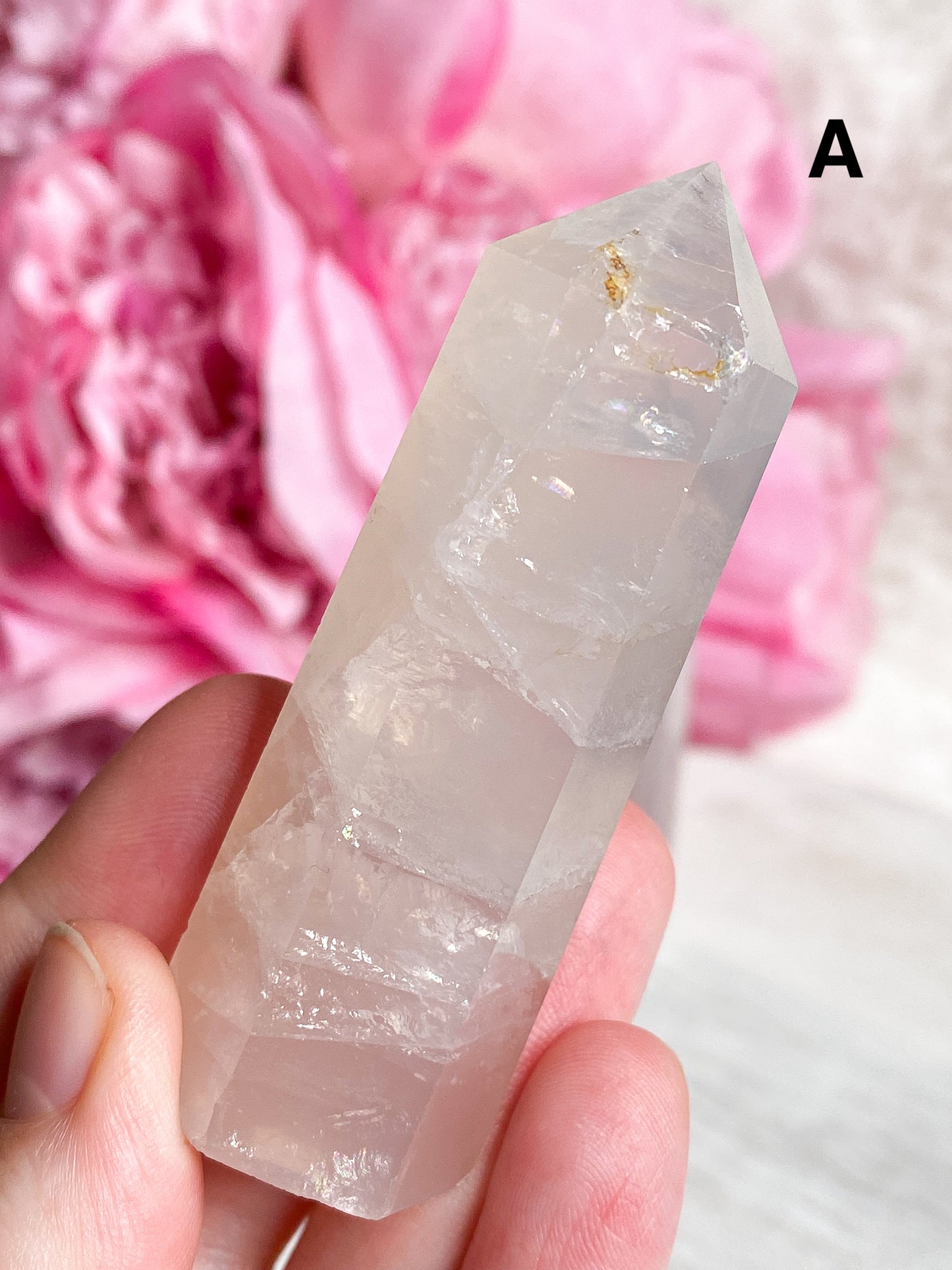 Blue Rose Quartz Tower - You Choose