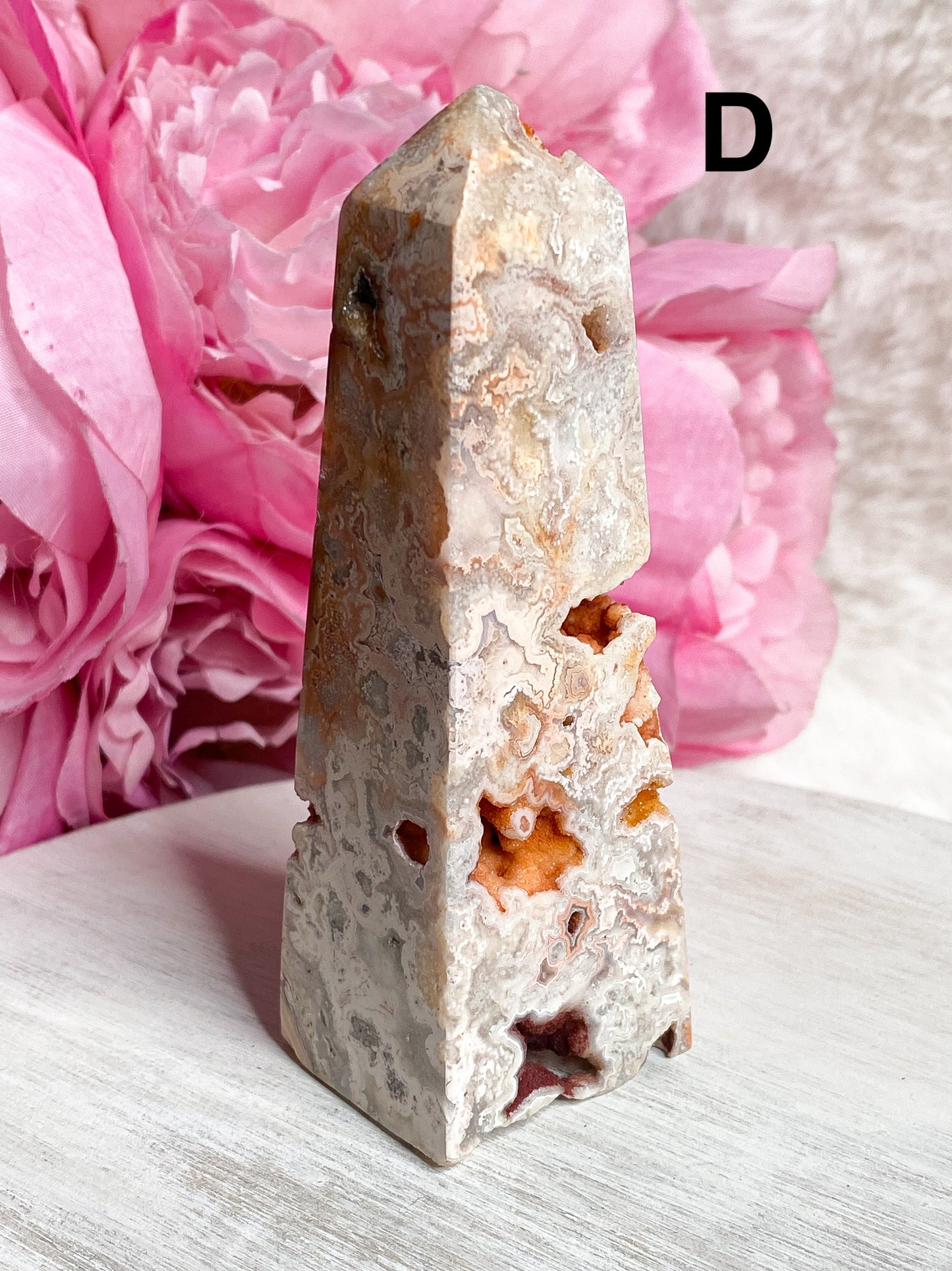 Pink Crazy Lace Agate Tower - You Choose