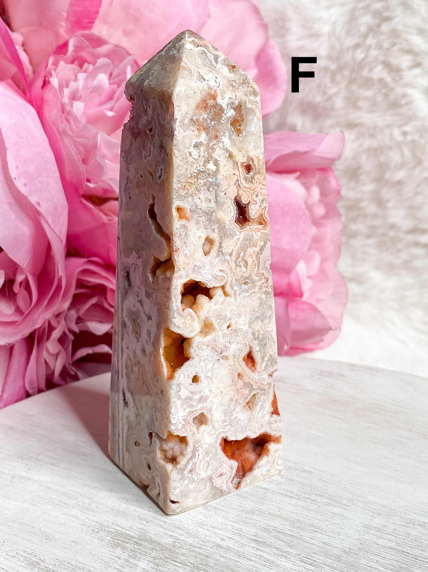 Pink Crazy Lace Agate Tower - You Choose