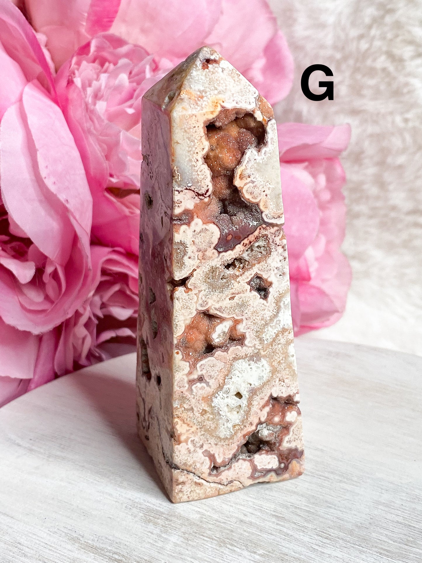 Pink Crazy Lace Agate Tower - You Choose