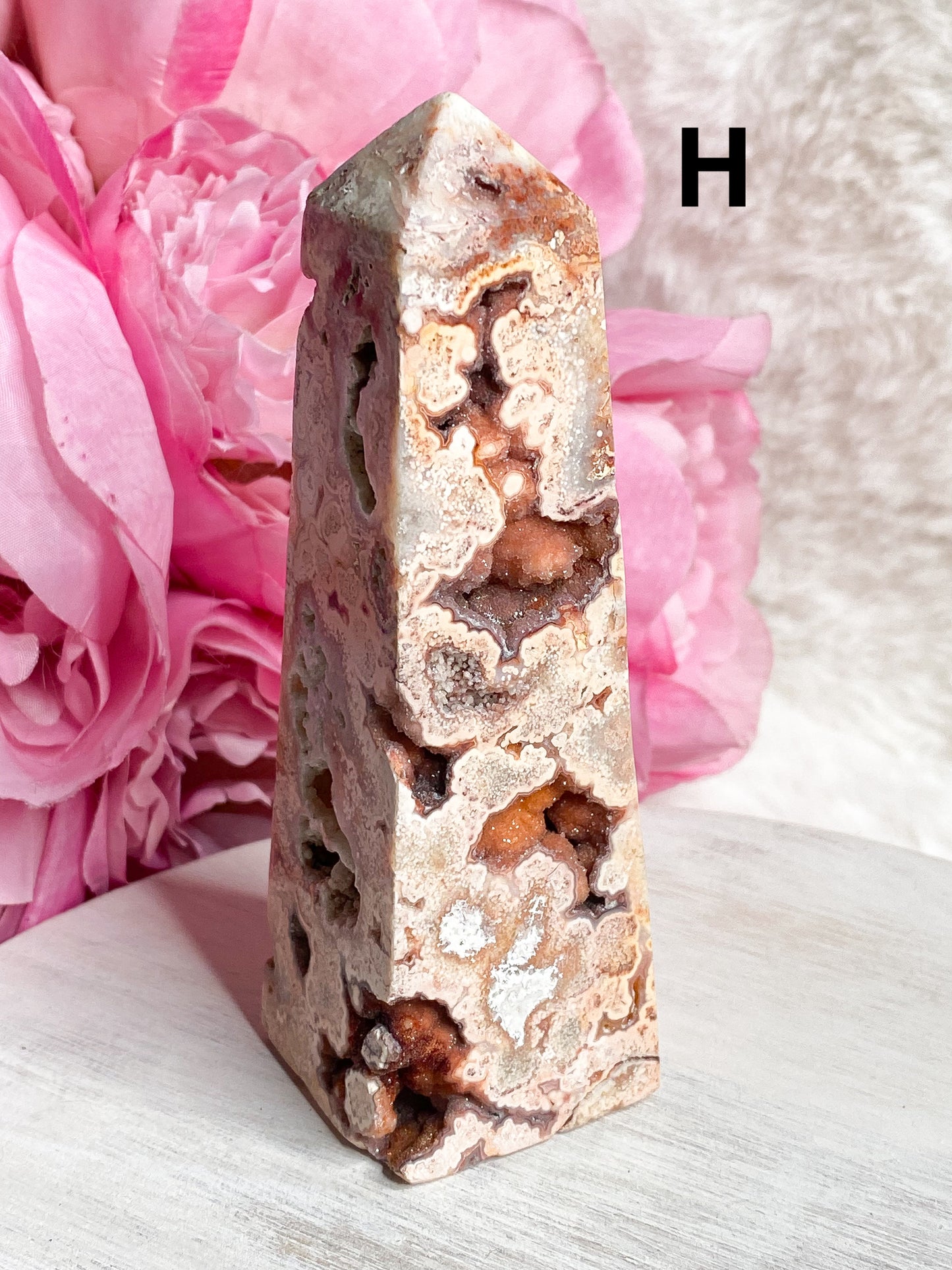 Pink Crazy Lace Agate Tower - You Choose