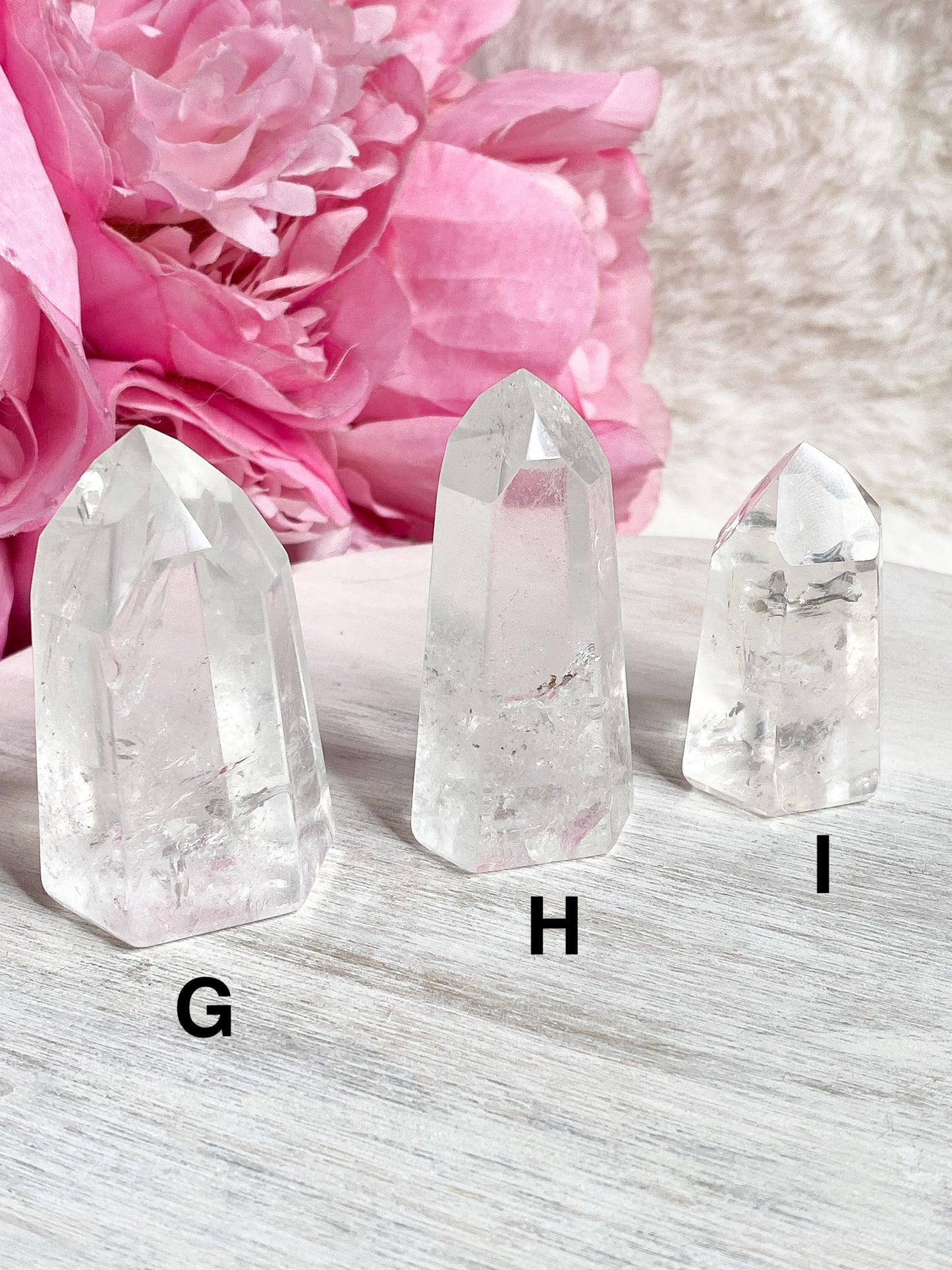 Clear Quartz Tower - You Choose