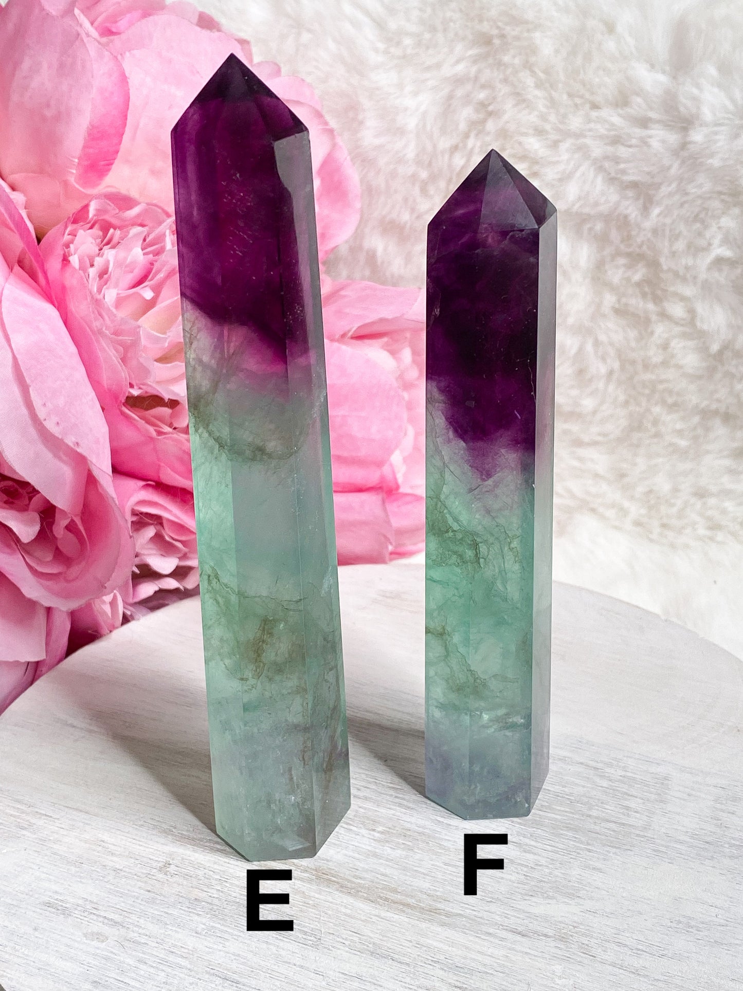 Watermelon Fluorite Tower - You Choose