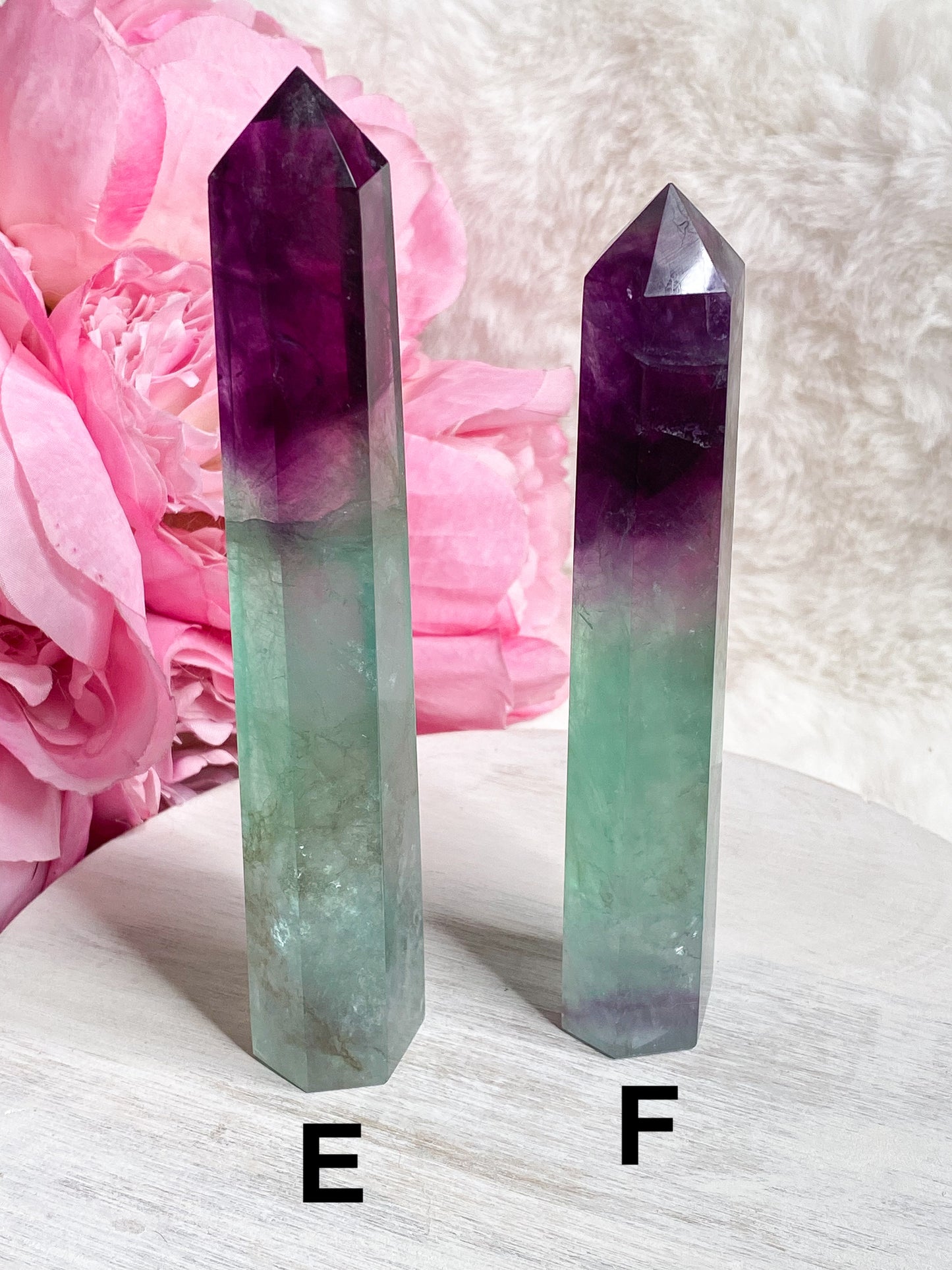 Watermelon Fluorite Tower - You Choose