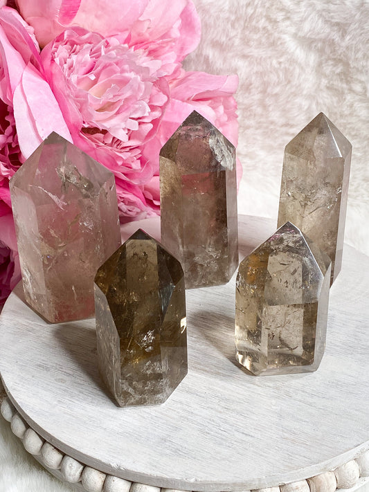 Smoky Quartz Tower - You Choose