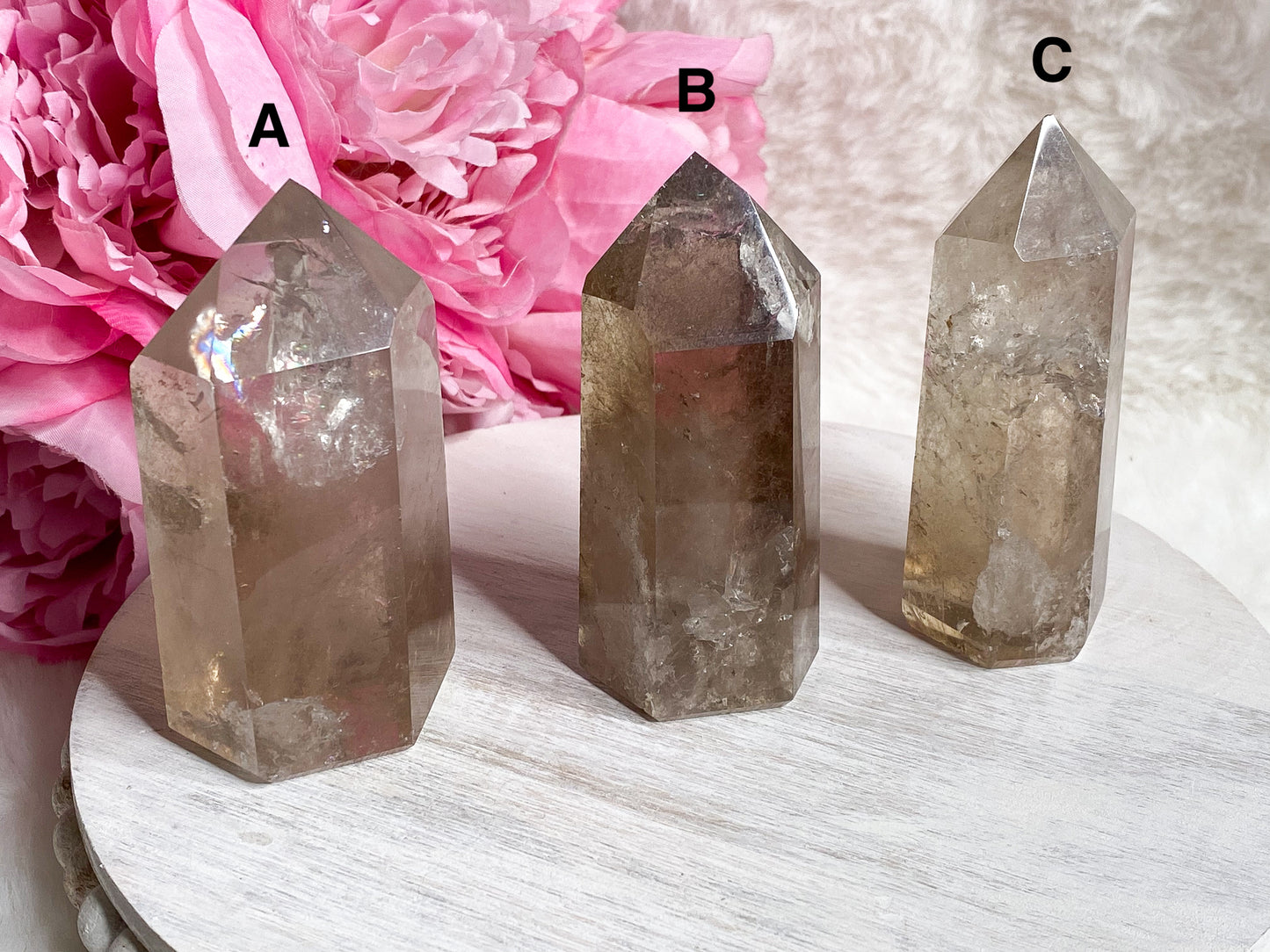 Smoky Quartz Tower - You Choose