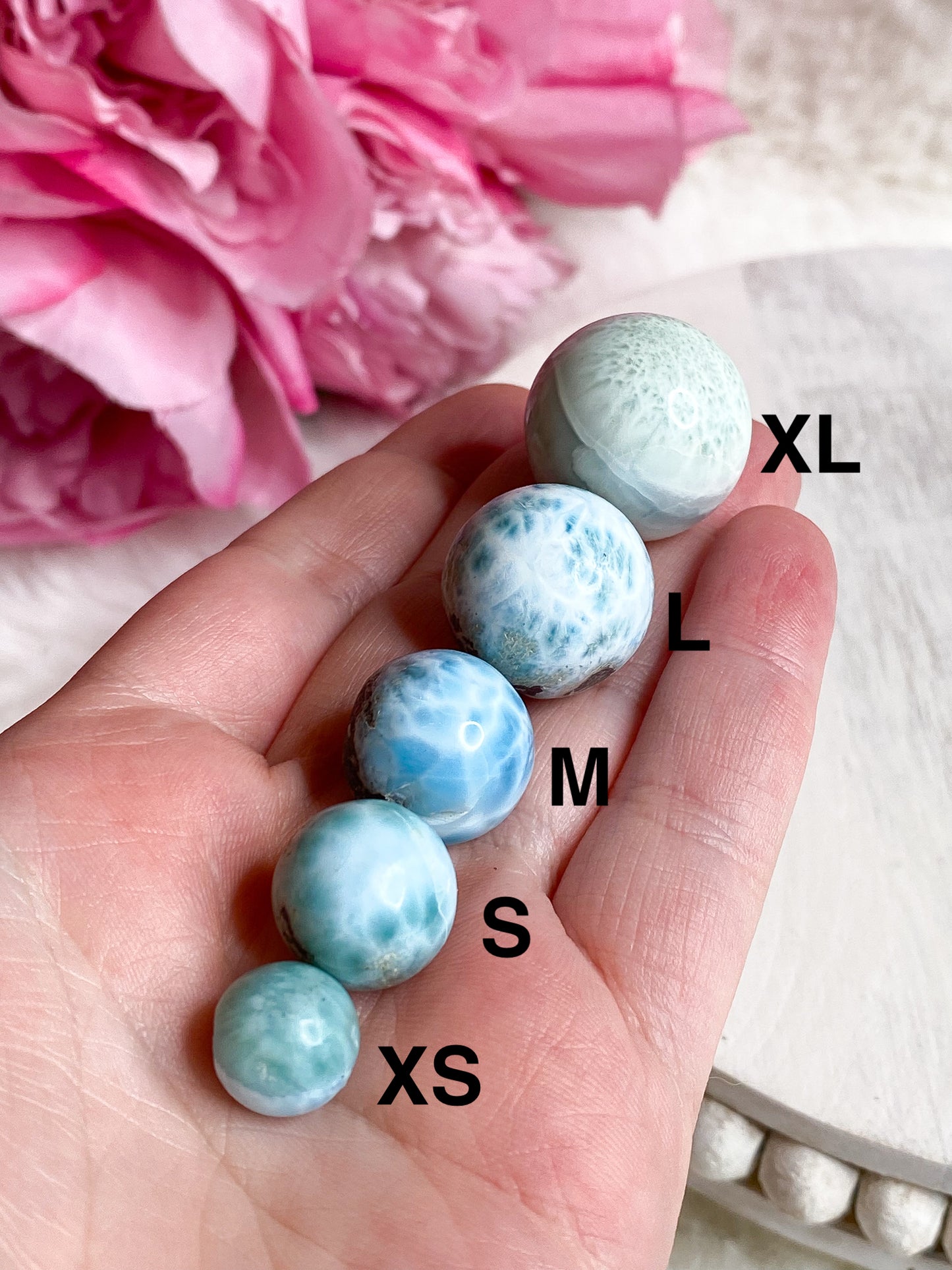 Larimar Mini Spheres (XS - XL)