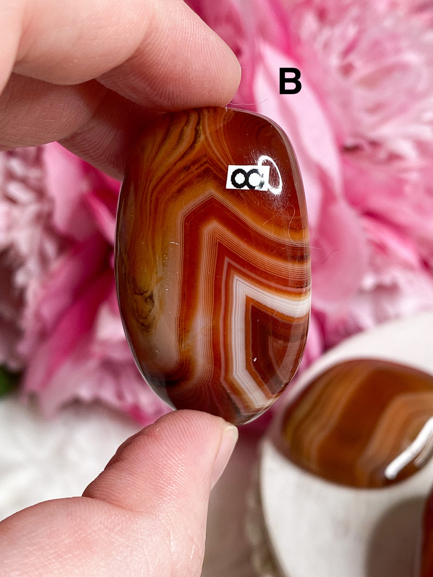 Sardonyx Palm Stone - You Choose