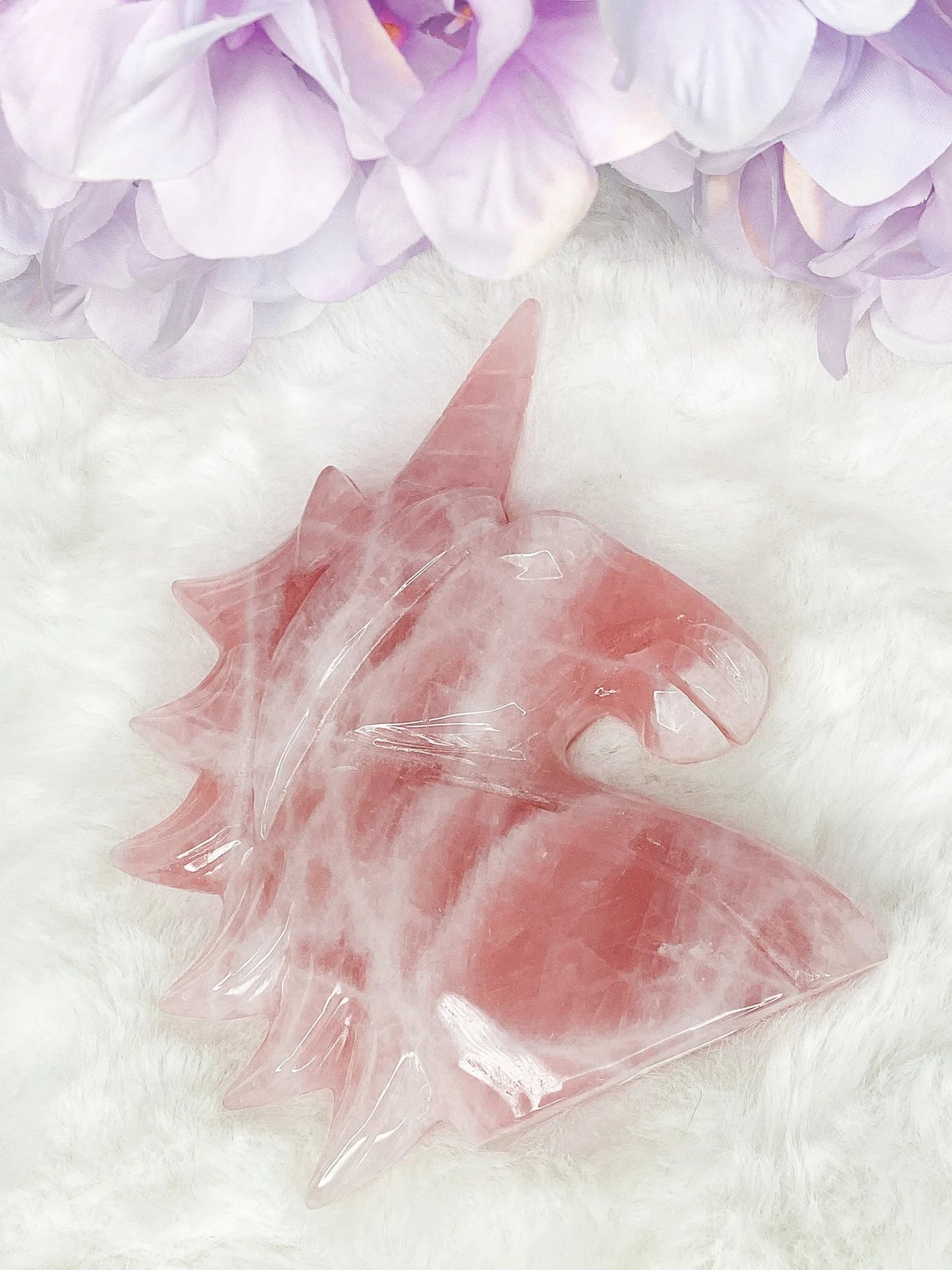 Rose Quartz Unicorn