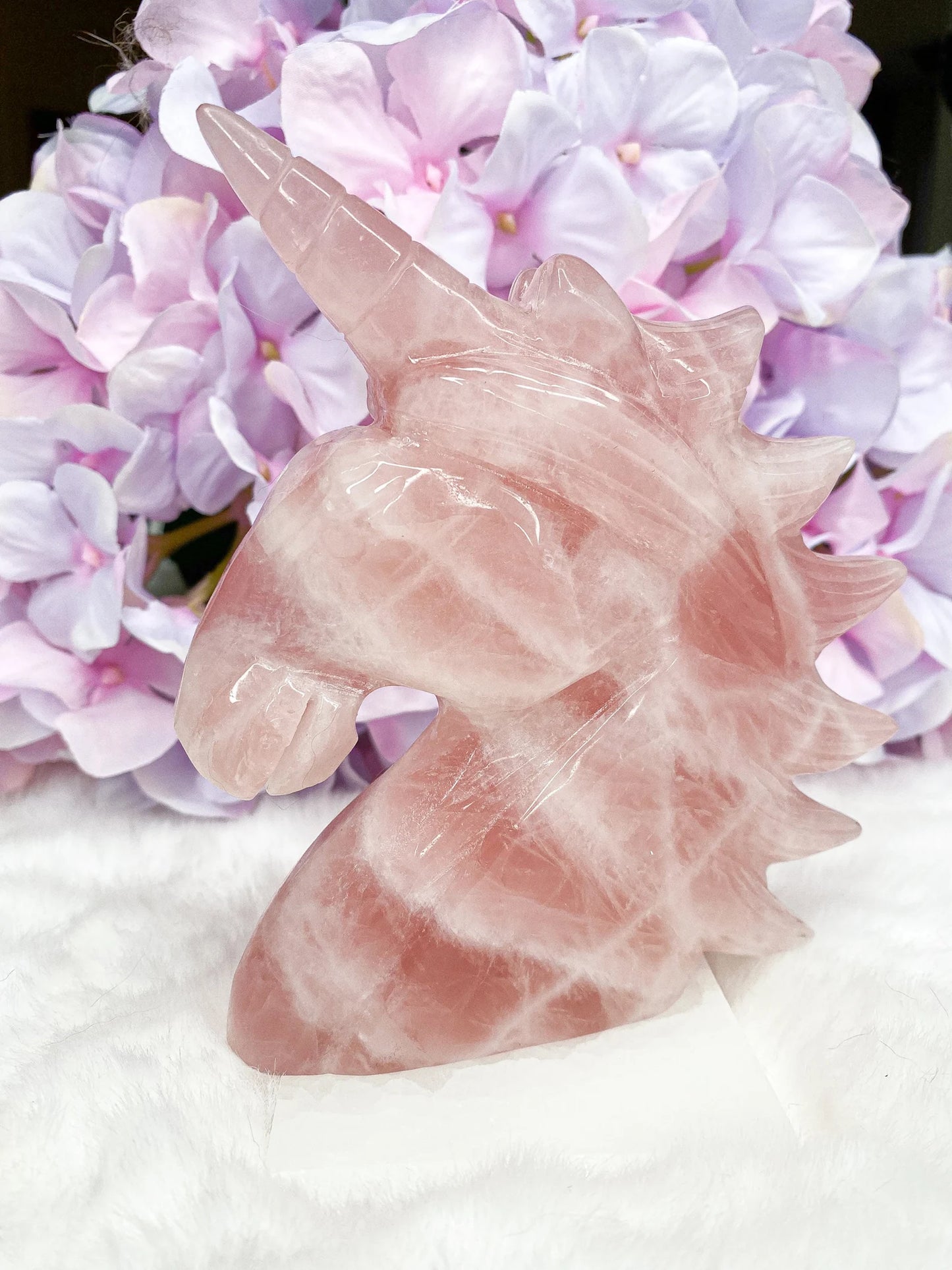 Rose Quartz Unicorn