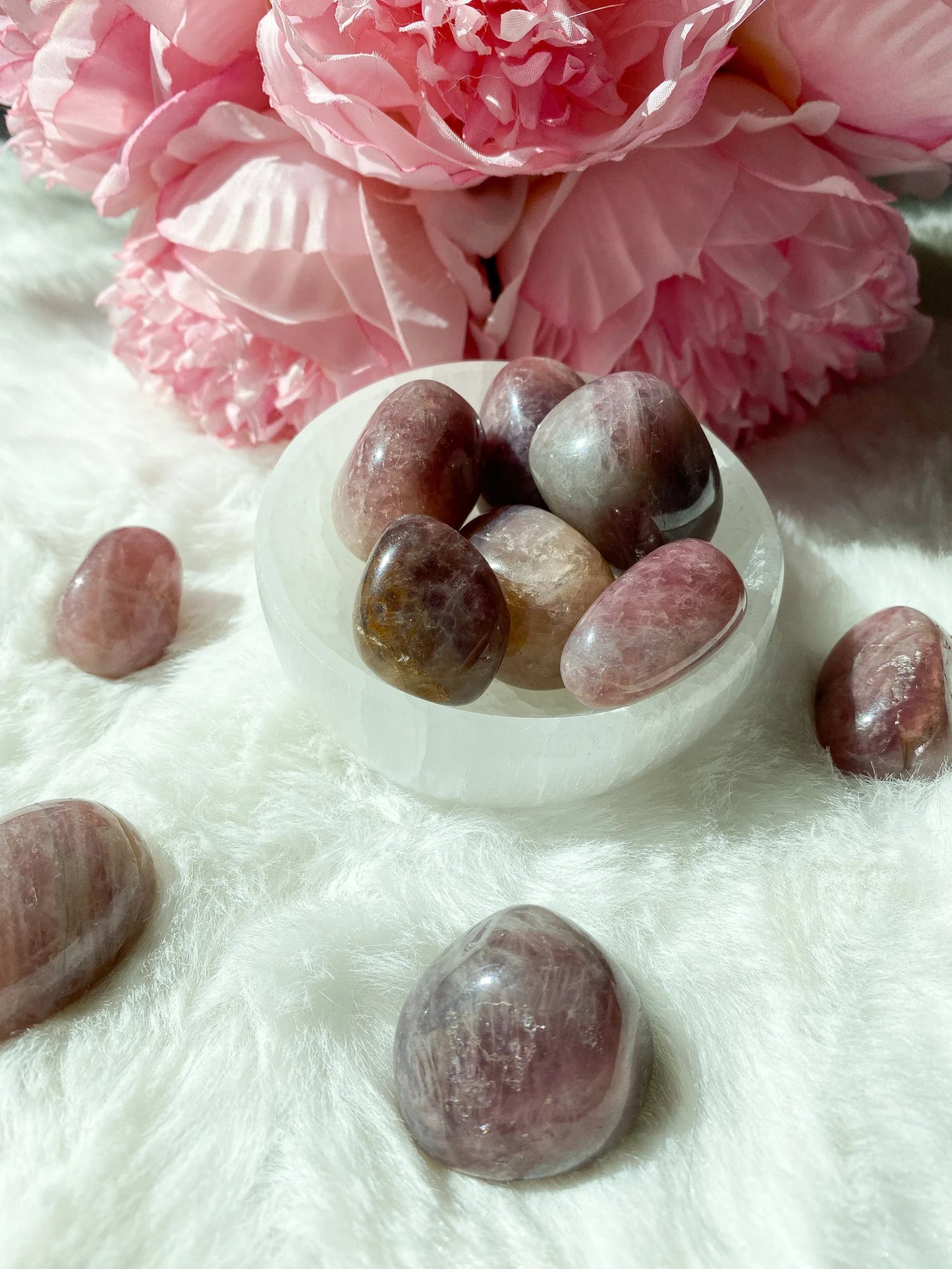 Lavender Rose Quartz Tumble