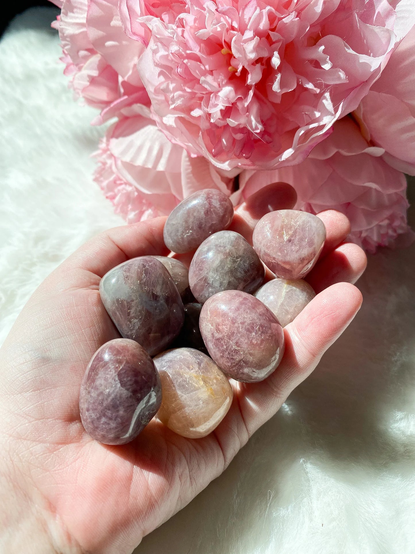 Lavender Rose Quartz Tumble