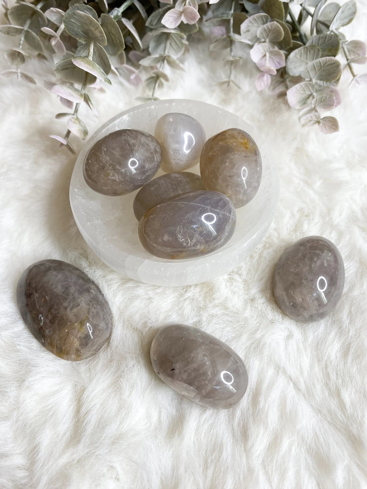 Blue Rose Quartz Tumble